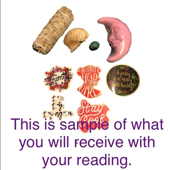 Tarot&Oracle Reading+Comes W/ Succulents, White Sage, a gem,homemade soap&more - Picture 4 of 13